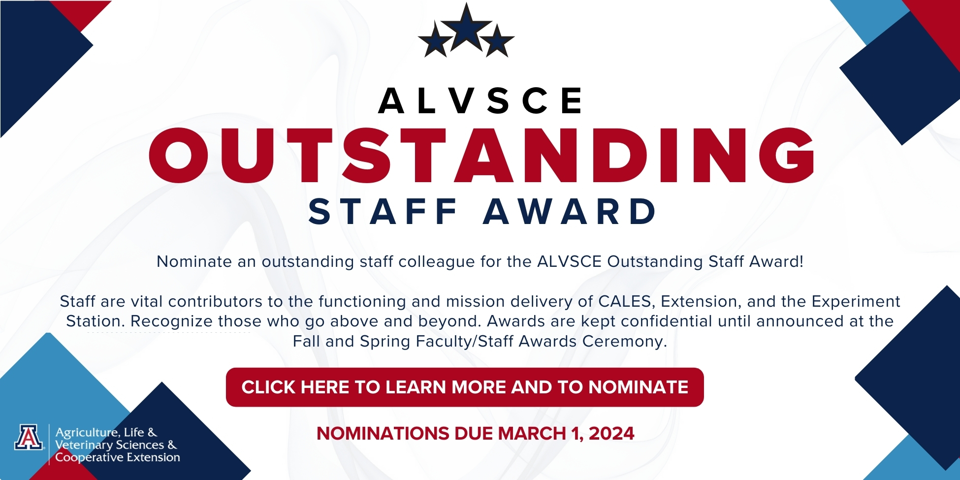 Call for ALVSCE Staff Member Nominations