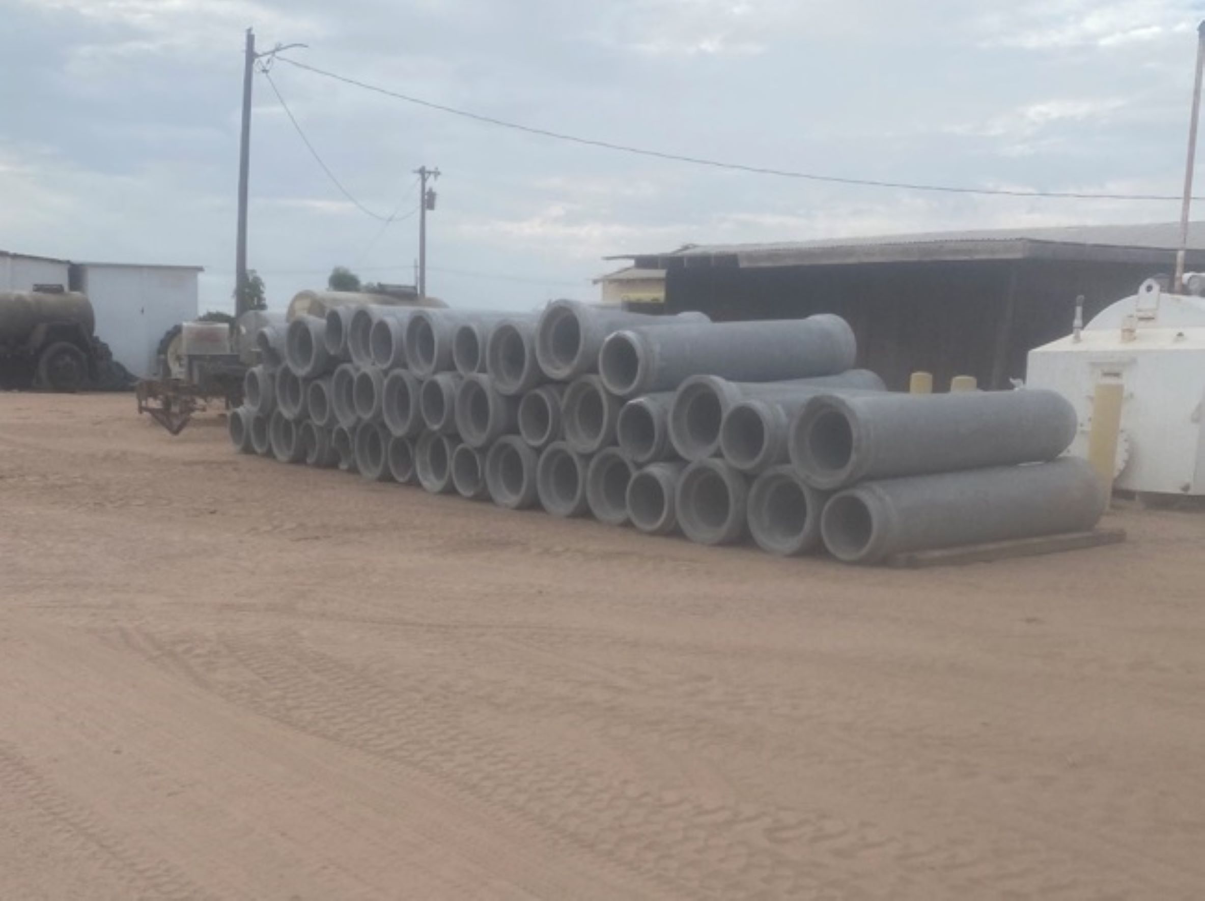 cement pipes