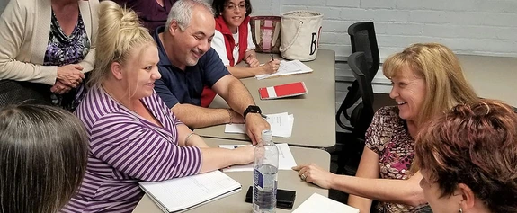 Business officers at a planning meeting