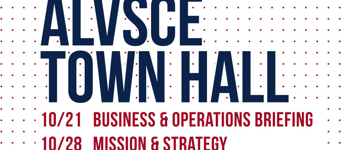 Fall 2024 ALVSCE Town Hall Series - Part I